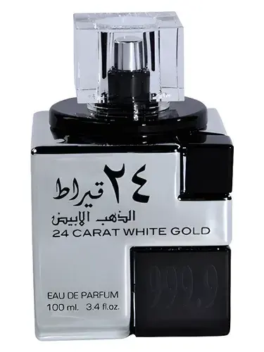 24 Carat White Gold by Lattafa bottle