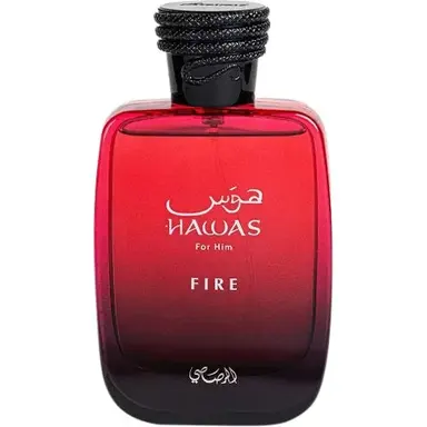 Hawas Fire by Rasasi bottle