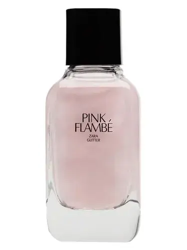 Pink Flambe Glitter by Zara bottle