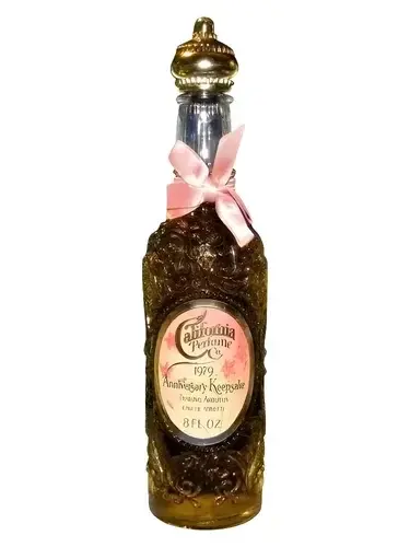 California Anniversary Keepsake Trailing Arbutus by Avon bottle