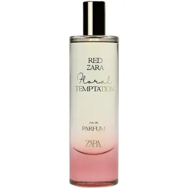 Red Temptation Floral by Zara bottle