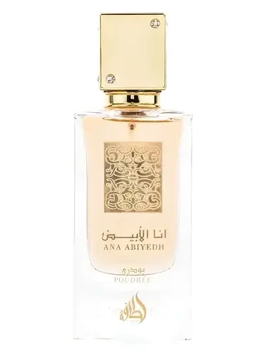 Ana Abyedh Poudrée by Lattafa bottle