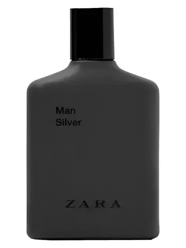 Man Silver by Zara bottle