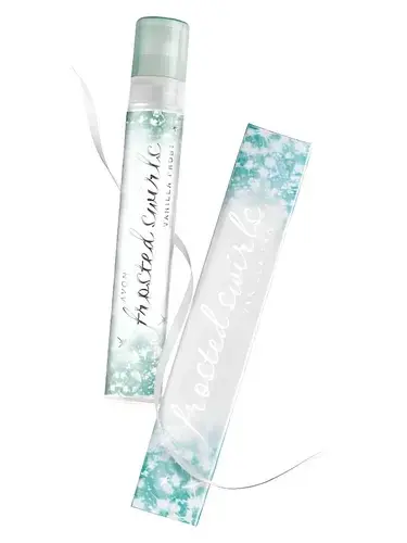 Frosted Swirls: Vanilla Frost by Avon bottle