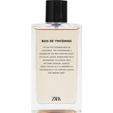 Bois de Vincennes by Zara bottle