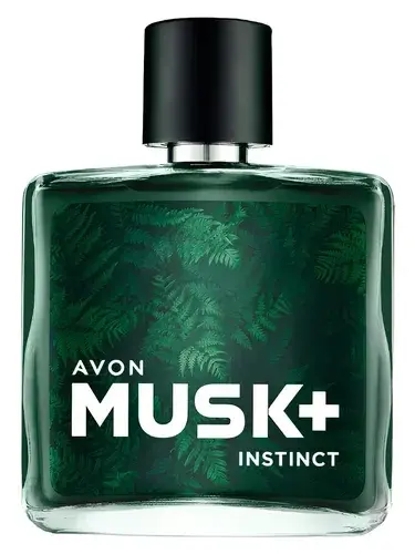 Musk + Instinct by Avon bottle