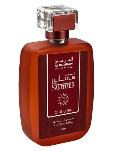 Oudi Sanitizer by AL Haramain Perfumes bottle