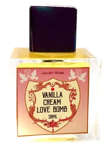 Vanilla Cream Love Bomb by Juliet Rose bottle
