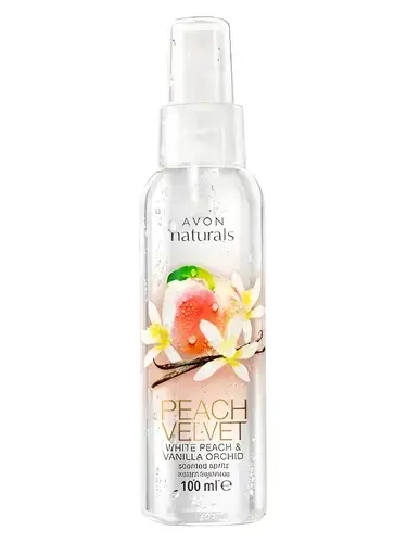 Naturals Peach Velvet by Avon bottle