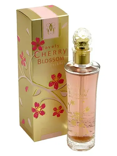 Lovely Cherry Blossom Gold Sparkles by Guerlain bottle