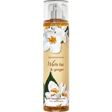 White Tea and Ginger by Bath & Body Works bottle