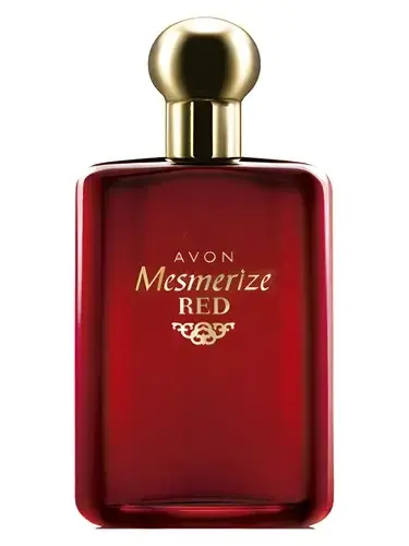 Mesmerize Red for Him by Avon bottle