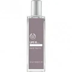 Life Is by The Body Shop bottle