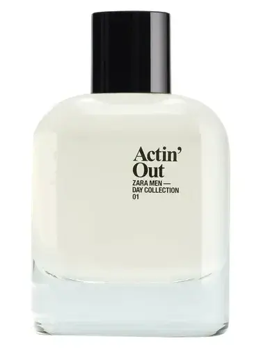 Actin' Out by Zara bottle