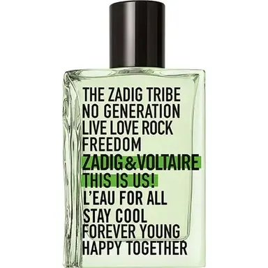 This is Us! L'Eau for All by Zadig Voltaire bottle