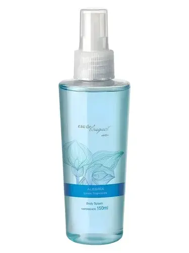 Eau de Bouquet Alegría Lirios Tropicales by Avon bottle