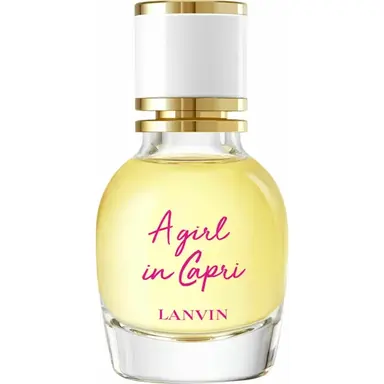 A Girl In Capri by Lanvin bottle