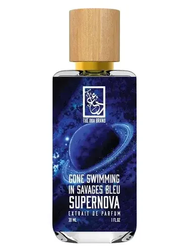 Gone Swimming In Savages Bleu Supernova by The Dua Brand bottle