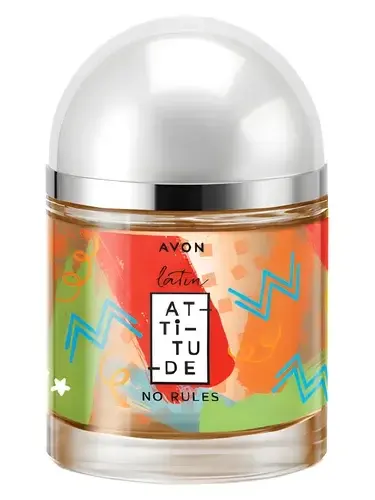 Latin Attitude No Rules by Avon bottle