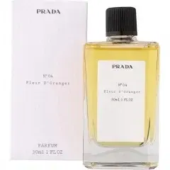 No4 Fleurs d'Oranger by Prada bottle