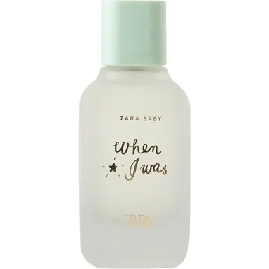 Baby When I Was by Zara bottle