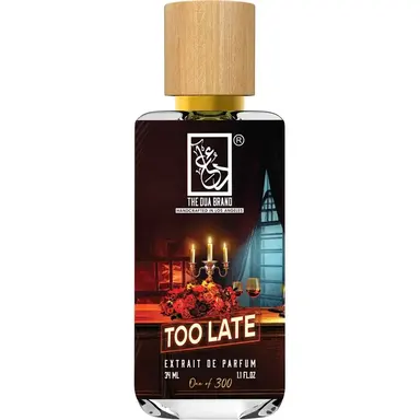 Too Late by The Dua Brand bottle