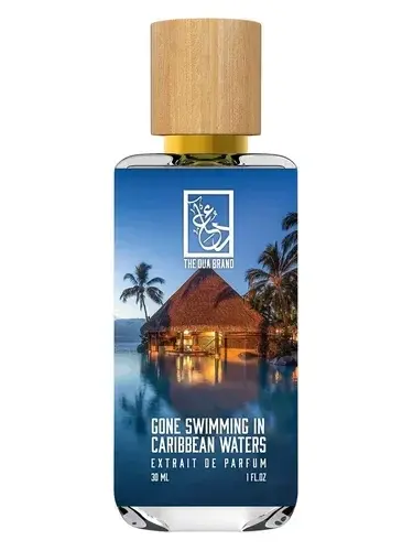 Gone Swimming in Caribbean Waters by The Dua Brand bottle