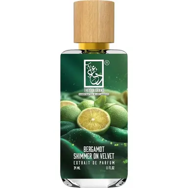 Bergamot Shimmer on Velvet by The Dua Brand bottle