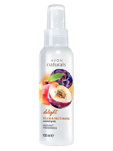 Naturals Plum & Nectarine by Avon bottle