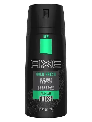 Gold Fresh Iced Mint and Leather by Axe bottle