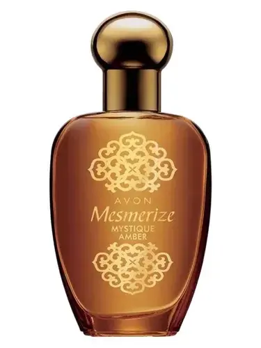 Mesmerize Mystique Amber by Avon bottle