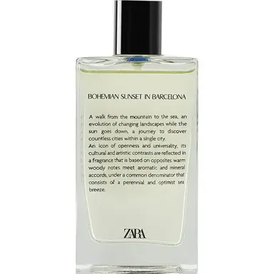 Bohemian Sunset In Barcelona by Zara bottle
