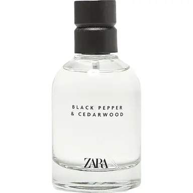 Black Pepper & Cedarwood by Zara bottle