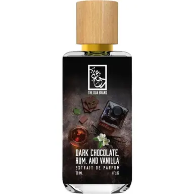 Dark Chocolate, Rum, and Vanilla by The Dua Brand bottle