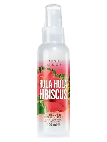 Hula Hula Hibiscus Passionfruit by Avon bottle