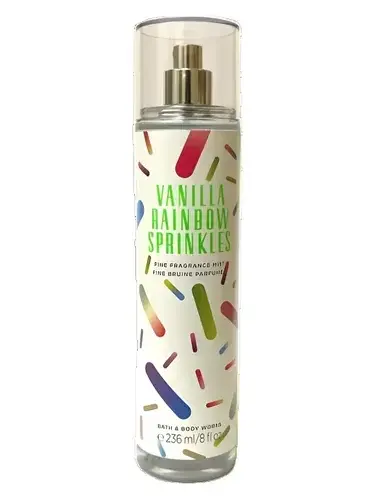 Vanilla Rainbow Sprinkles by Bath & Body Works bottle
