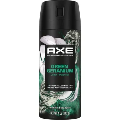Green Geranium by Axe