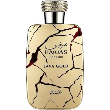 Hawas Lava Gold by Rasasi bottle