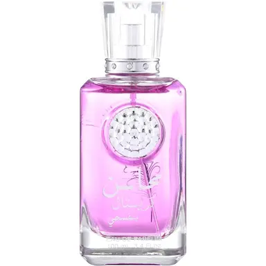 Mahasin Crystal Violet by Lattafa bottle