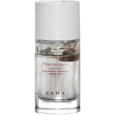 Marrakech Imam Malik Angle Avenue Mohamed V by Zara bottle