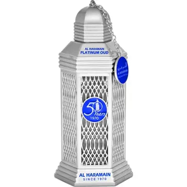 50 Years Platinum Oud by AL Haramain Perfumes bottle