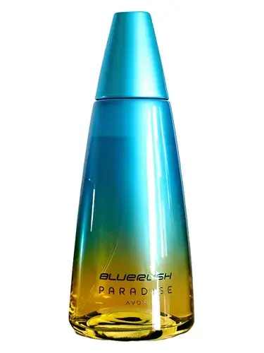 Bluerush Paradise by Avon bottle