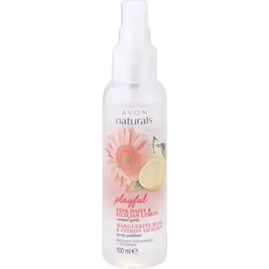 Naturals - Playful Pink Daisy & Sicilian Lemon by Avon bottle