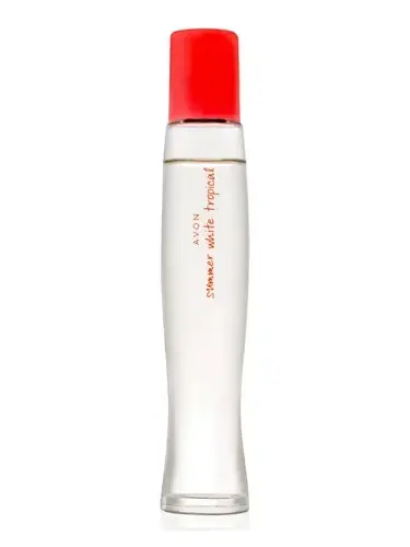 Summer White Tropical by Avon bottle