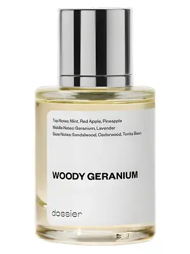 Woody Geranium by Dossier bottle