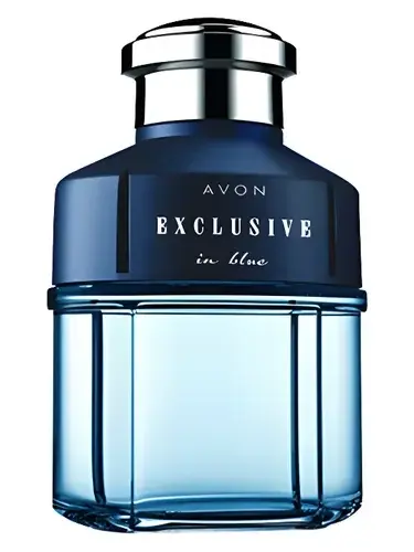 Exclusive in Blue by Avon bottle