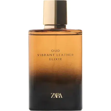 Oud Vibrant Leather Elixir by Zara bottle
