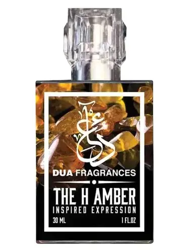 The H Amber by The Dua Brand bottle