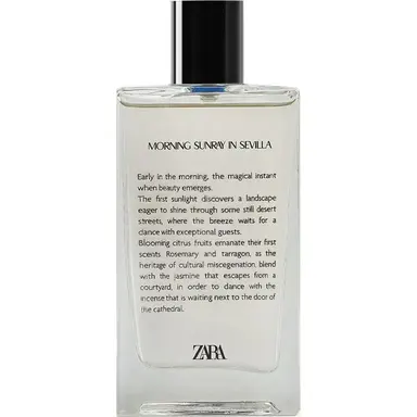 Morning Sunray In Sevilla by Zara bottle