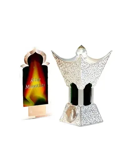 Attar Mubakhar Silver by AL Haramain Perfumes bottle